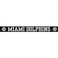Miami Dolphins Die Cut Transfer Decal Strip - White