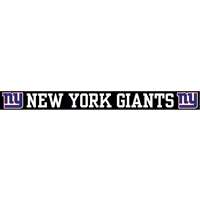 N.Y. Giants Die Cut Transfer Decal Strip - White