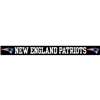 New England Patriots Die Cut Transfer Decal Strip - White