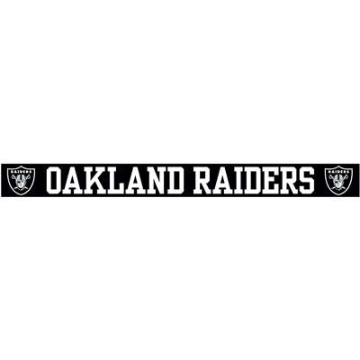 Oakland Raiders Die Cut Transfer Decal Strip - White