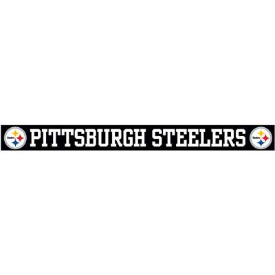 Pittsburgh Steelers Die Cut Transfer Decal Strip - White