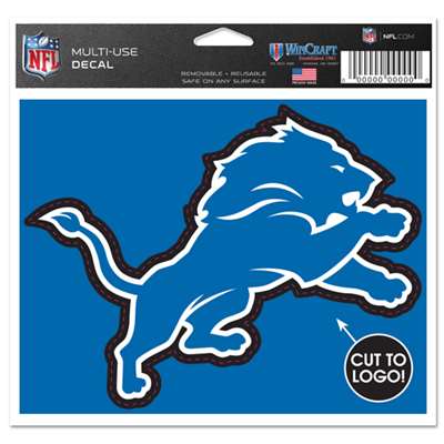 Detroit Lions Multi Use Perfect Cut Decal