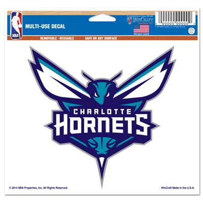Charlotte Hornets Ultra decals 5" x 6"