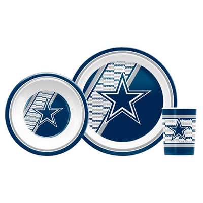 Dallas Cowboys Little Sport's Dish Set