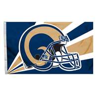 St. Louis Rams 3' x 5' Flag - Helmet