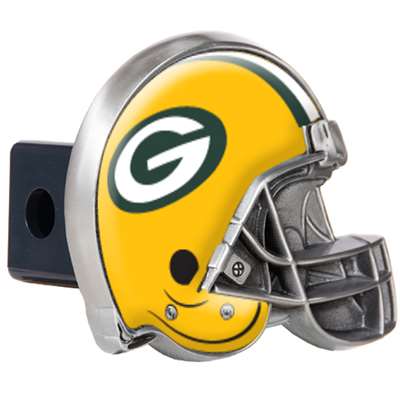 Green Bay Packers NFL Trailer Hitch Receiver Cover - Helmet