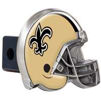 New Orleans Saints NFL Trailer Hitch Receiver Cover - Helmet