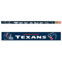 Houston Texans Pencil - 6-pack