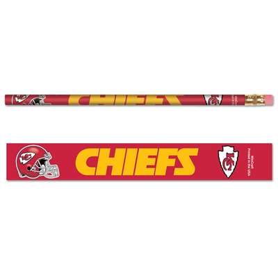 Kansas City Chiefs Pencil - 6-pack