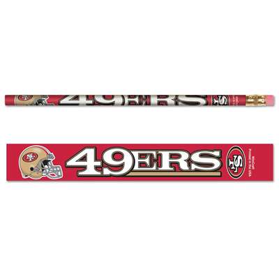 San Francisco 49ers Pencil - 6-pack