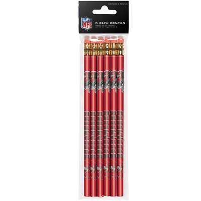 Tampa Bay Buccaneers Pencil - 6-pack