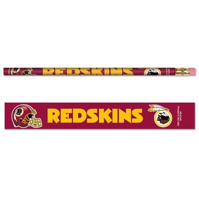 Washington Redskins Pencil - 6-pack