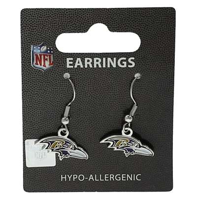 Baltimore Ravens Dangler Earrings