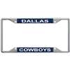 Dallas Cowboys Metal Inlaid Acrylic License Plate Frame