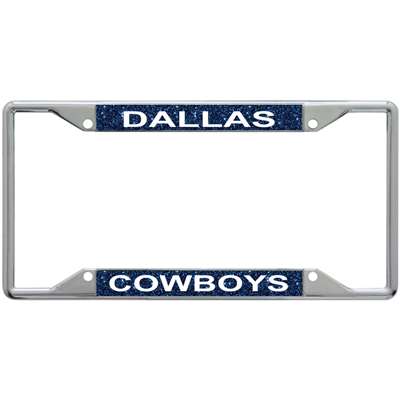 Dallas Cowboys Metal Inlaid Acrylic License Plate Frame