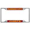 Kansas City Chiefs Metal Inlaid Acrylic License Plate Frame