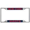 N.Y. Giants Metal Inlaid Acrylic License Plate Frame