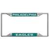 Philadelphia Eagles Metal Inlaid Acrylic License Plate Frame