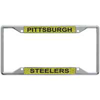 Pittsburgh Steelers Metal Inlaid Acrylic License Plate Frame