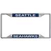 Seattle Seahawks Metal Inlaid Acrylic License Plate Frame