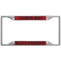Tampa Bay Buccaneers Metal Inlaid Acrylic License Plate Frame