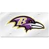 Baltimore Ravens Logo Mirrored License Plate