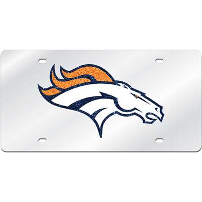 Denver Broncos Logo Mirrored License Plate