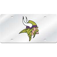 Minnesota Vikings Logo Mirrored License Plate