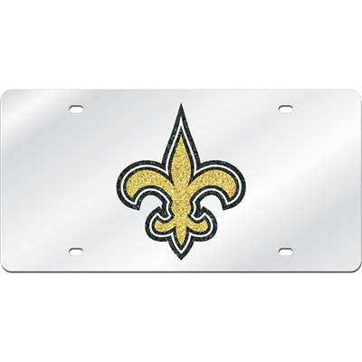 New Orleans Saints Logo Mirrored License Plate