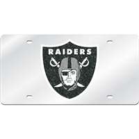 Oakland Raiders Logo Mirrored License Plate