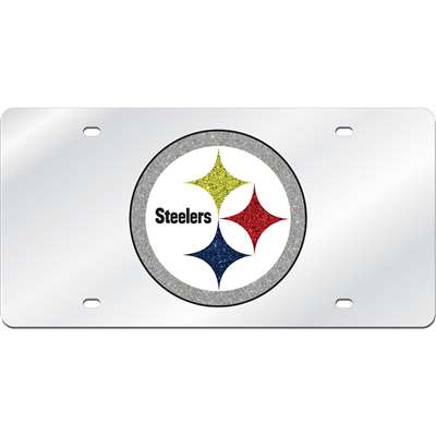 Pittsburgh Steelers Logo Mirrored License Plate