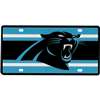 Carolina Panthers Full Color Super Stripe Inlay License Plate