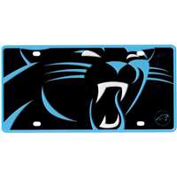 Carolina Panthers Full Color Mega Inlay License Plate