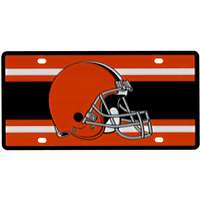 Cleveland Browns Full Color Super Stripe Inlay License Plate
