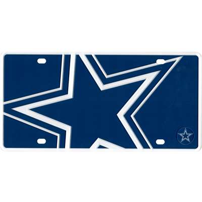 Dallas Cowboys Full Color Mega Inlay License Plate