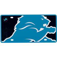 Detroit Lions Full Color Mega Inlay License Plate
