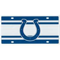 Indianapolis Colts Full Color Super Stripe Inlay License Plate