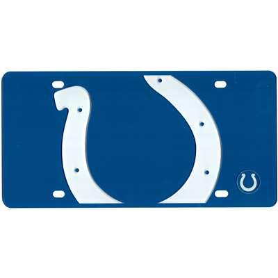 Indianapolis Colts Full Color Mega Inlay License Plate