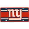 New York Giants Full Color Super Stripe Inlay License Plate