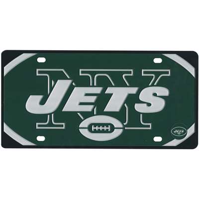 New York Jets Full Color Mega Inlay License Plate