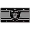 Oakland Raiders Full Color Super Stripe Inlay License Plate
