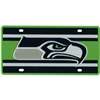 Seattle Seahawks Full Color Super Stripe Inlay License Plate