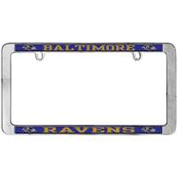 Baltimore Ravens Thin Metal License Plate Frame