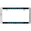 Carolina Panthers Thin Metal License Plate Frame