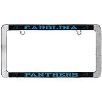 Carolina Panthers Thin Metal License Plate Frame