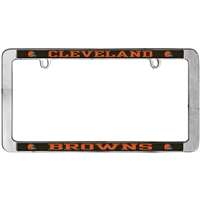 Cleveland Browns Thin Metal License Plate Frame