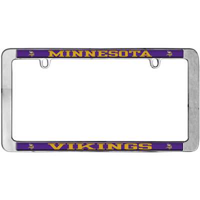 Minnesota Vikings Thin Metal License Plate Frame