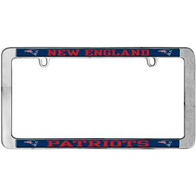 New England Patriots Thin Metal License Plate Frame