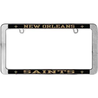 New Orleans Saints Thin Metal License Plate Frame