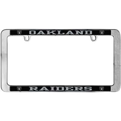Oakland Raiders Thin Metal License Plate Frame